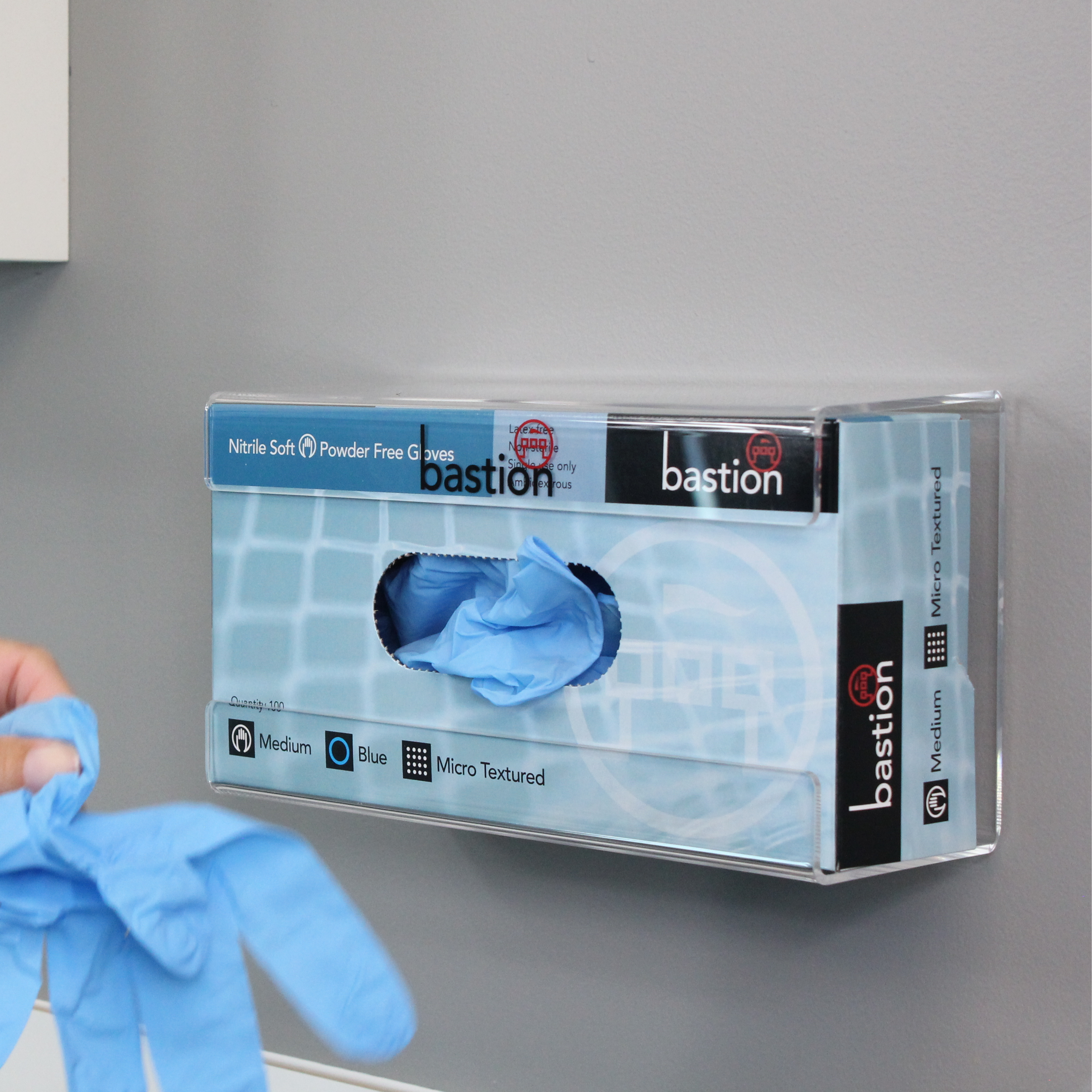 clear acrylic wall bracket