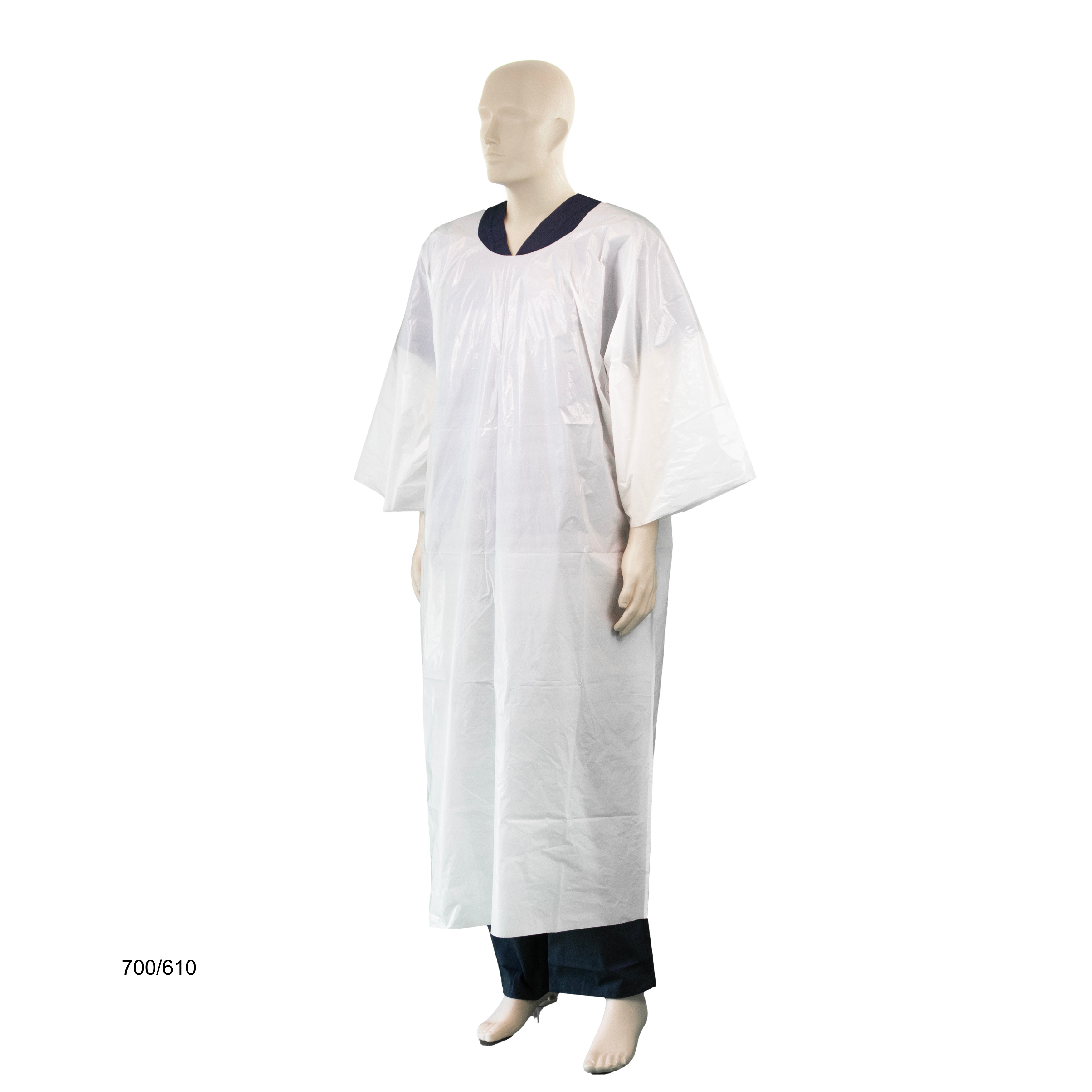 white short sleeved splash jacket