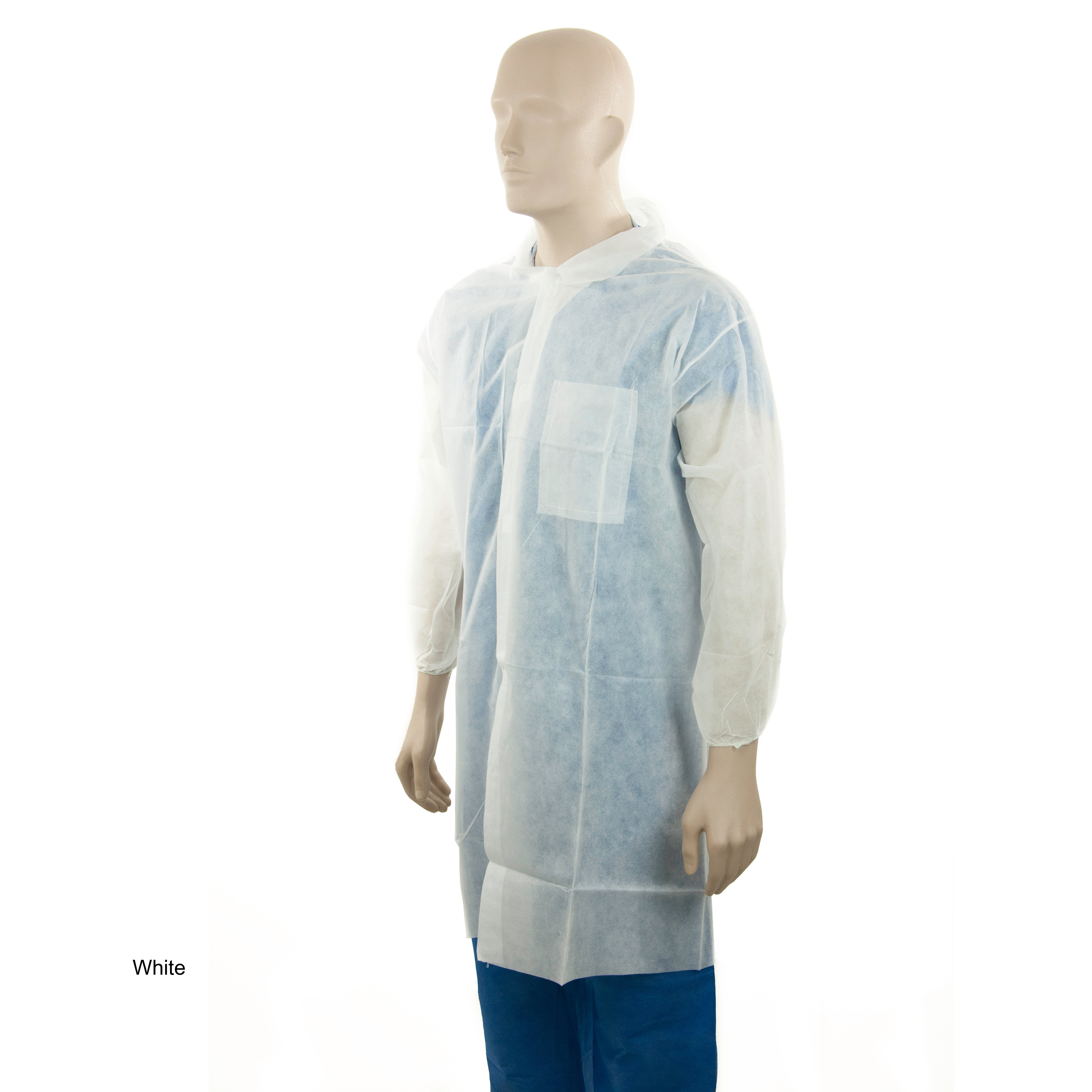 white lab coat on mannequin