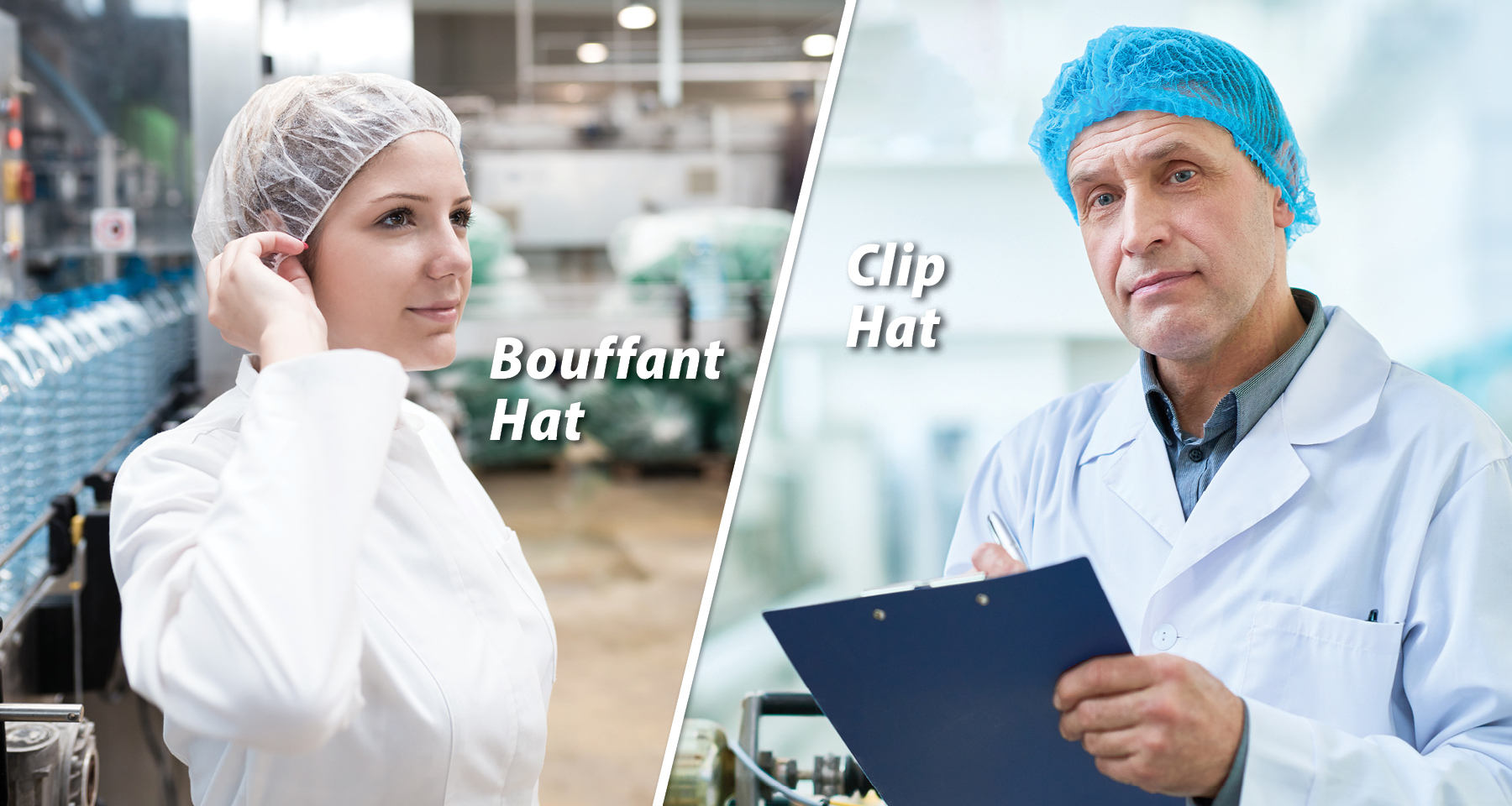 Bouffant Clip Hats