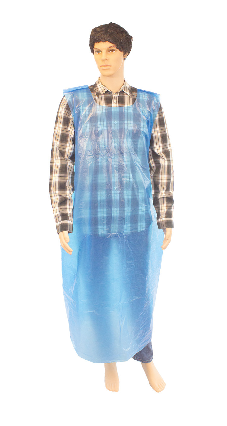 LR 700 620 B Blue Sleeveless Smock