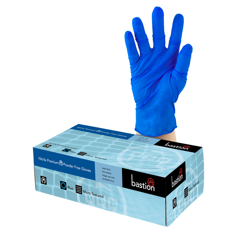 LR 100 20x Nitrile Premium Blue PF