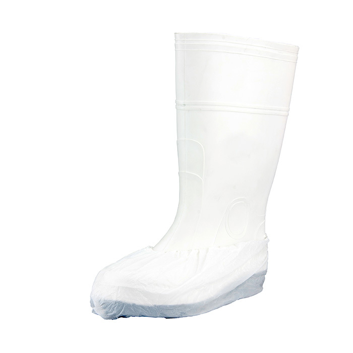 Bastion Plastic Overshoes White, clear cut image