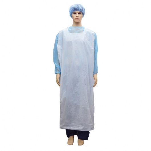 LR 700 620 White Sleeveless Smock with header