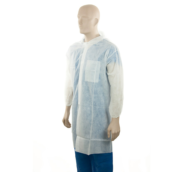 LR 700 90 X Bastion Polypropylene Labcoat White