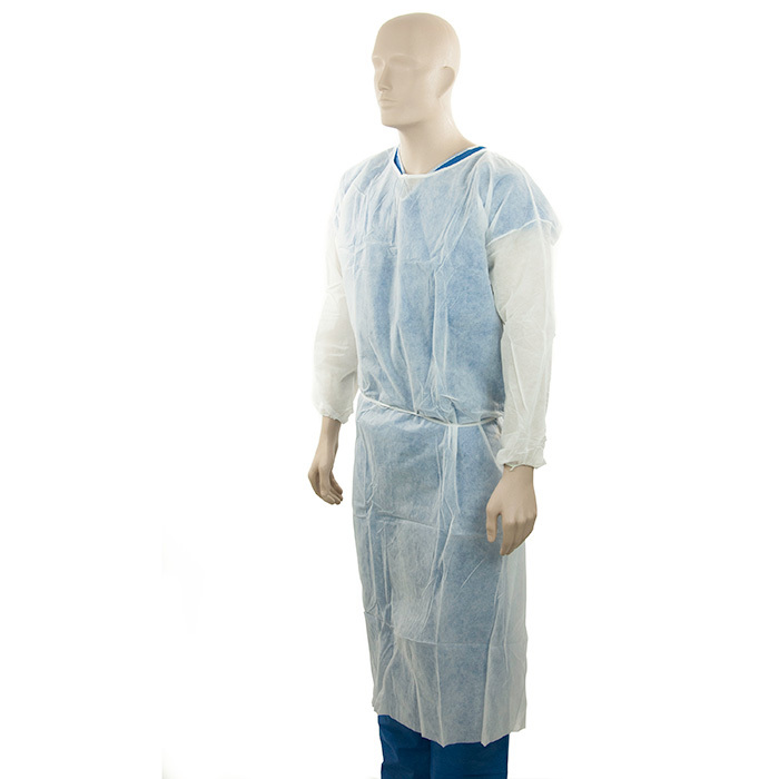 LR 700 919 Bastion Polypropylene Clinical Gown White