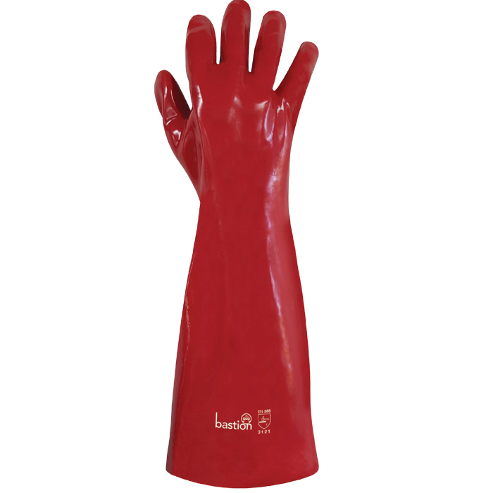 LR PVC45cm Red BSG12925 Gloves