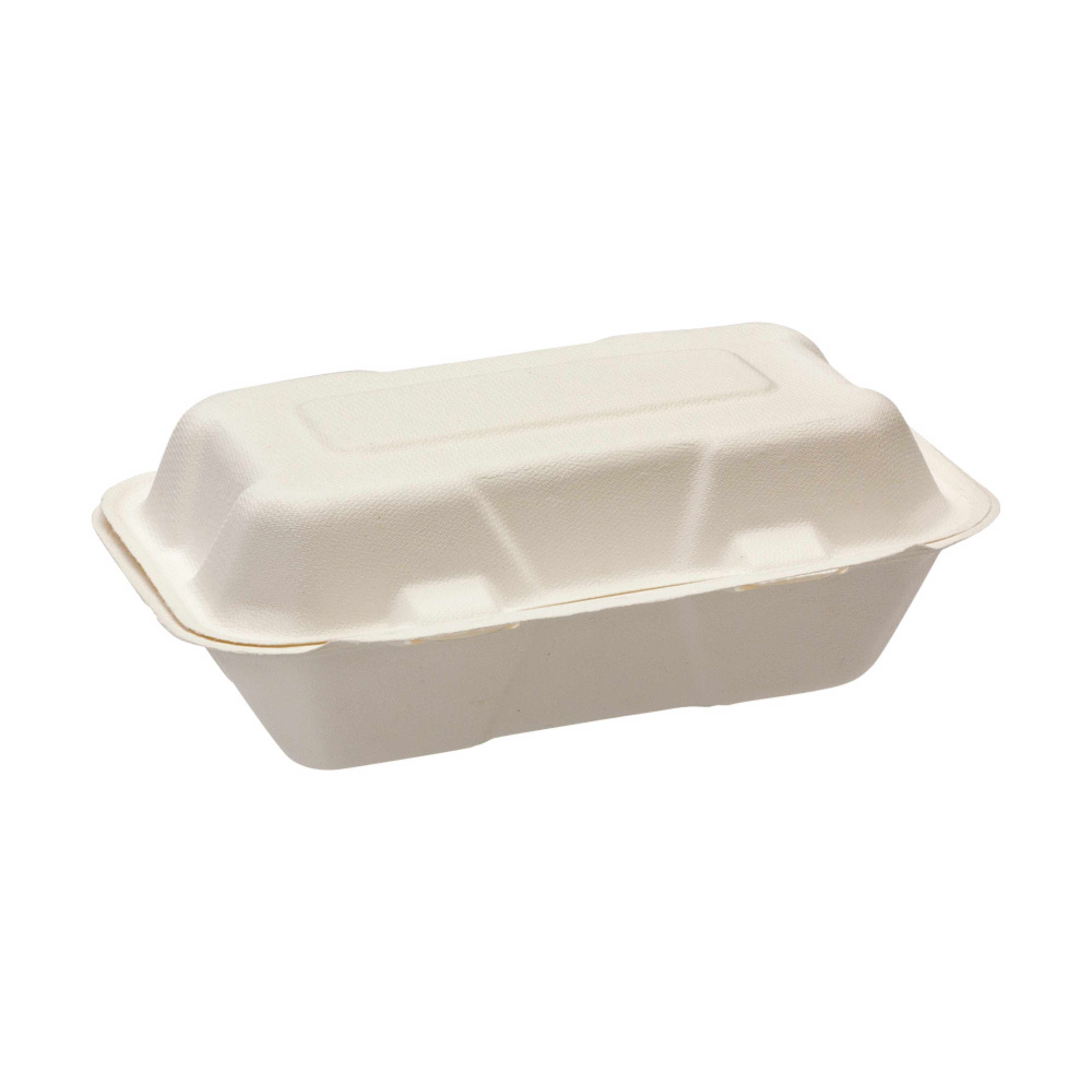 Green Choice sugarcane clamshell container