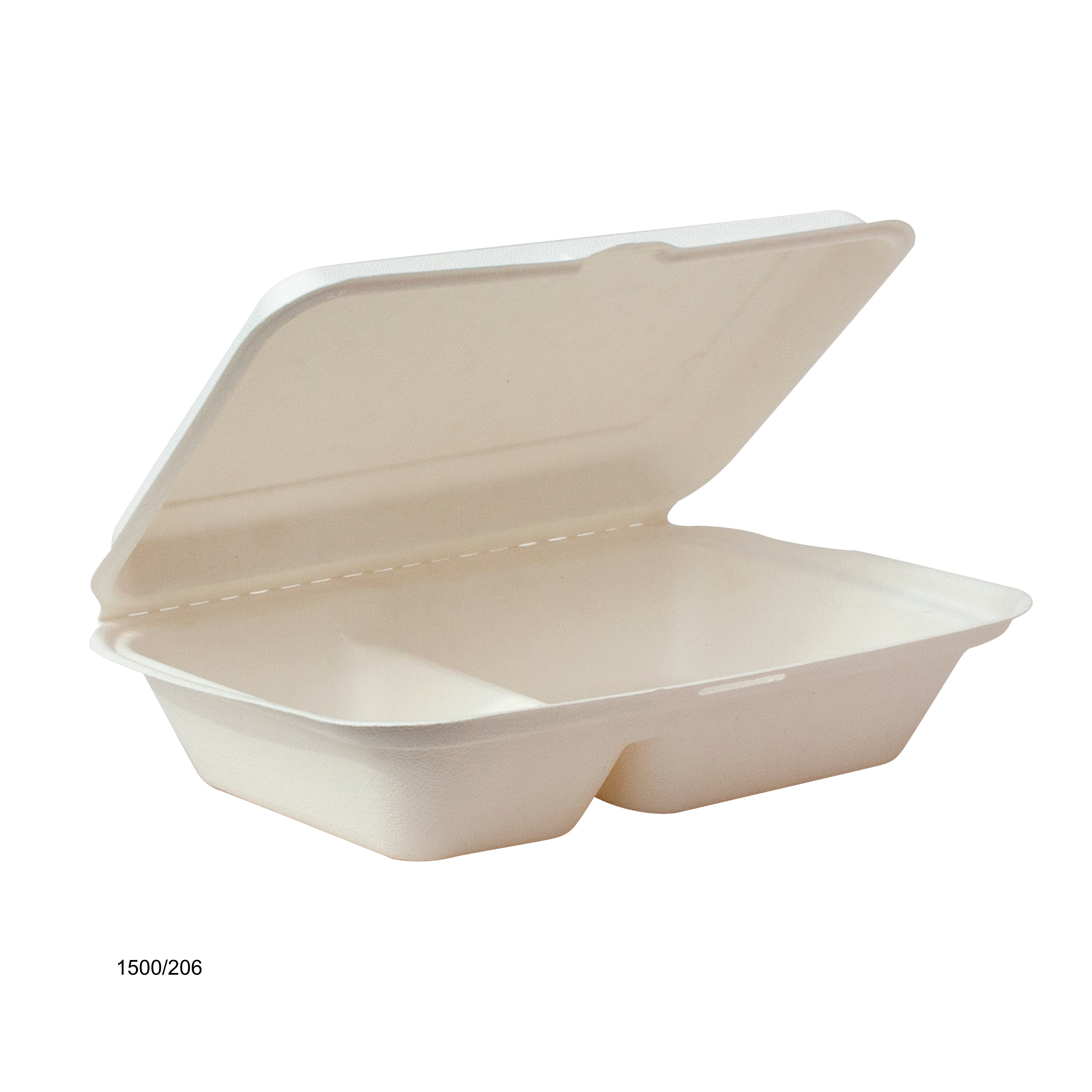 sugarcane container 1500/206 clearcut - 2 compartment