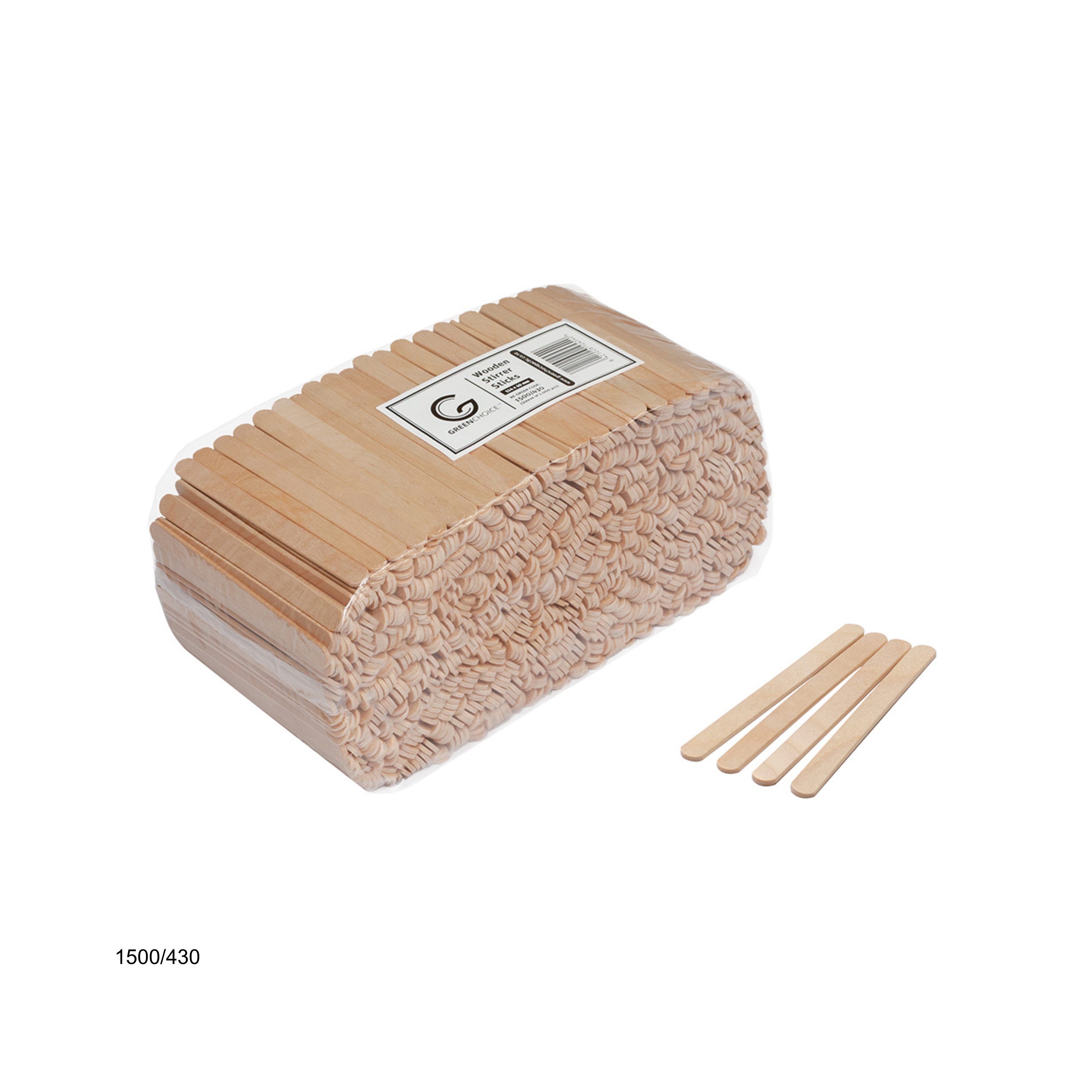 Green Choice wooden stir sticks