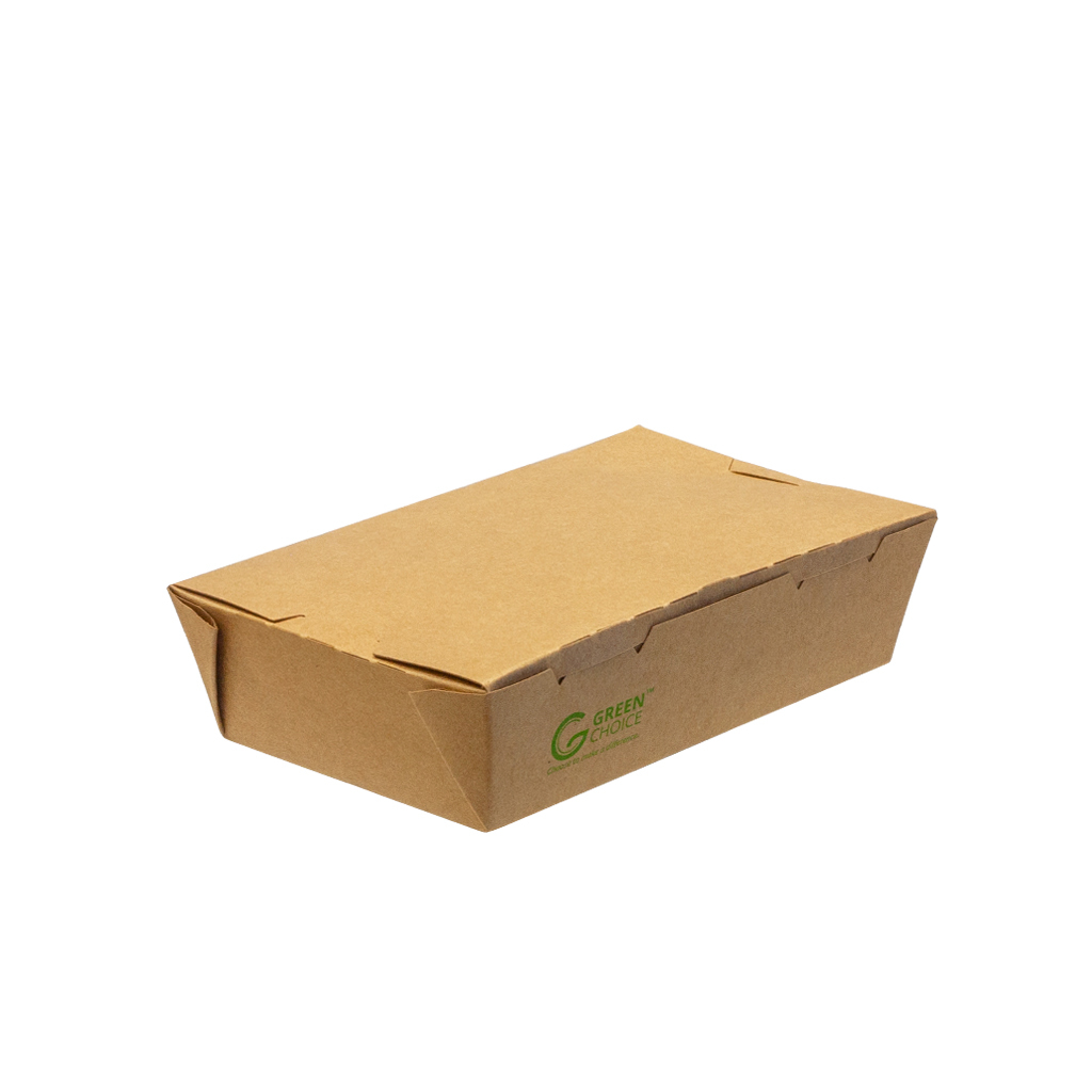 LR 1500 251 Kraft Take Away Lunch Box S New
