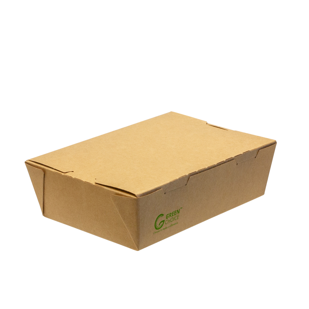 LR 1500 252 Kraft Take Away Lunch Box M New