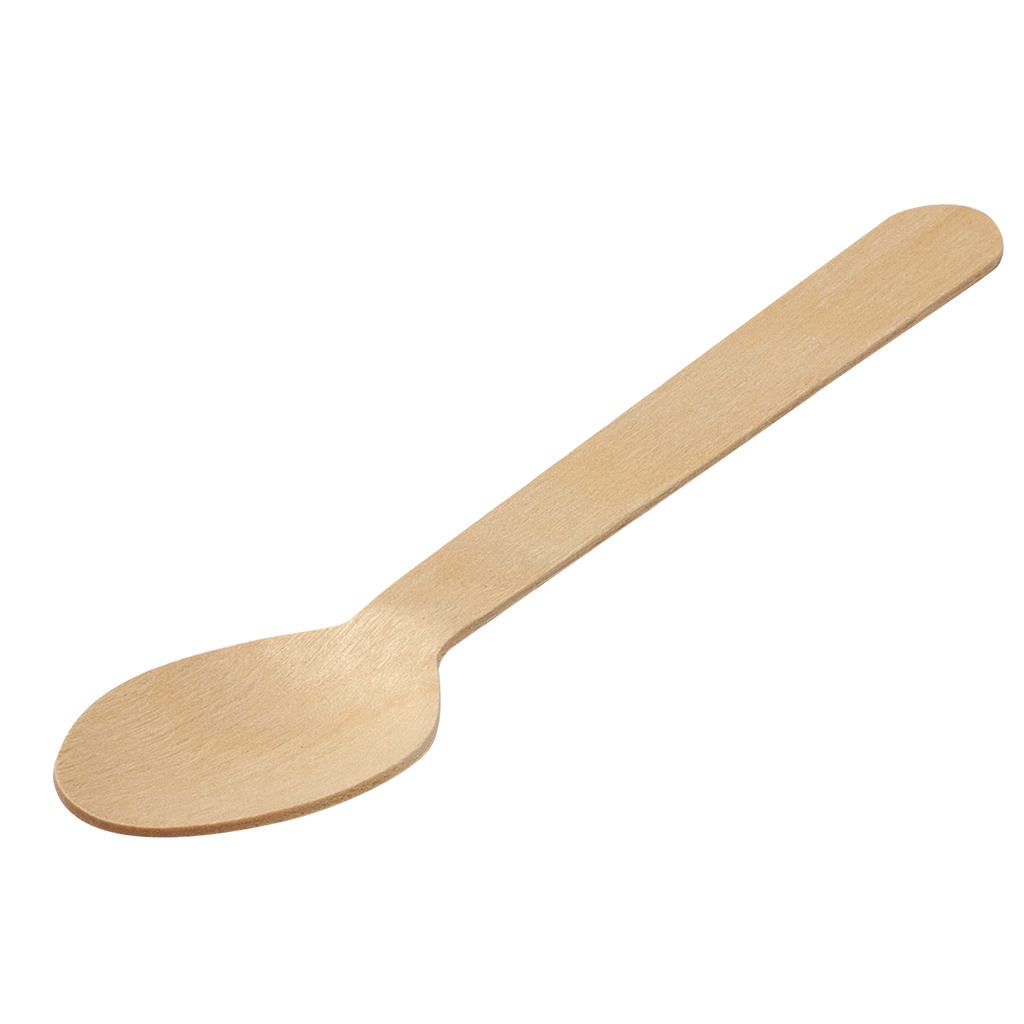 Green choice wooden spoon