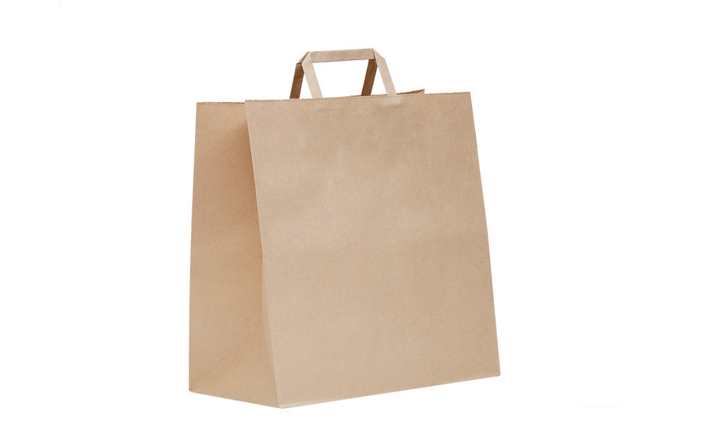 LR 1500 910 Checkout Bag Kraft Handle S