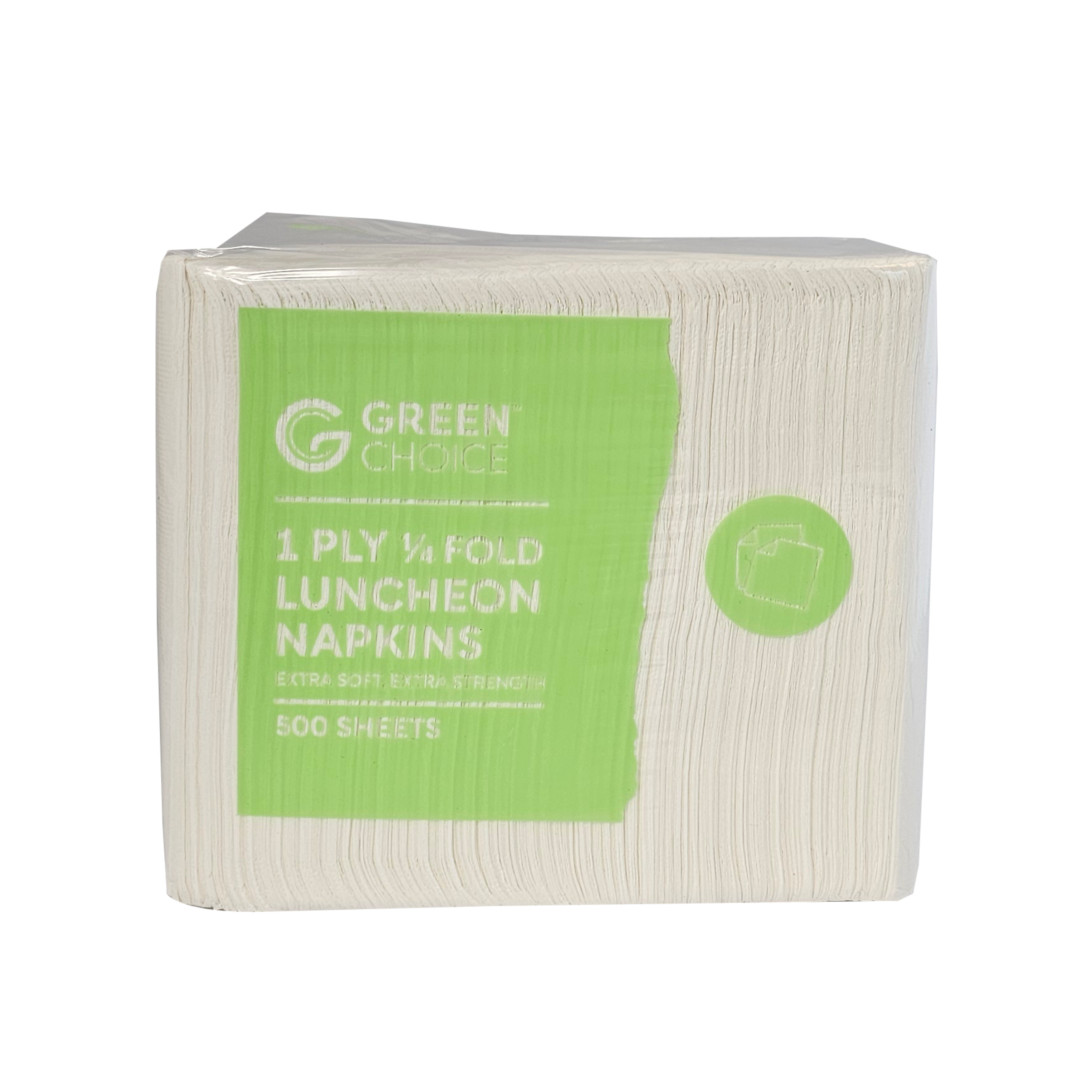 Green Choice white 1 Ply napkin sleeve