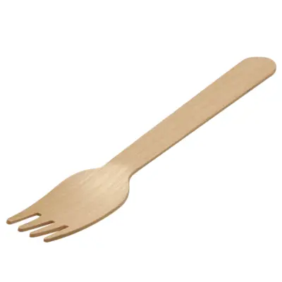 Green Choice Wooden Cutlery Fork - Unbranded