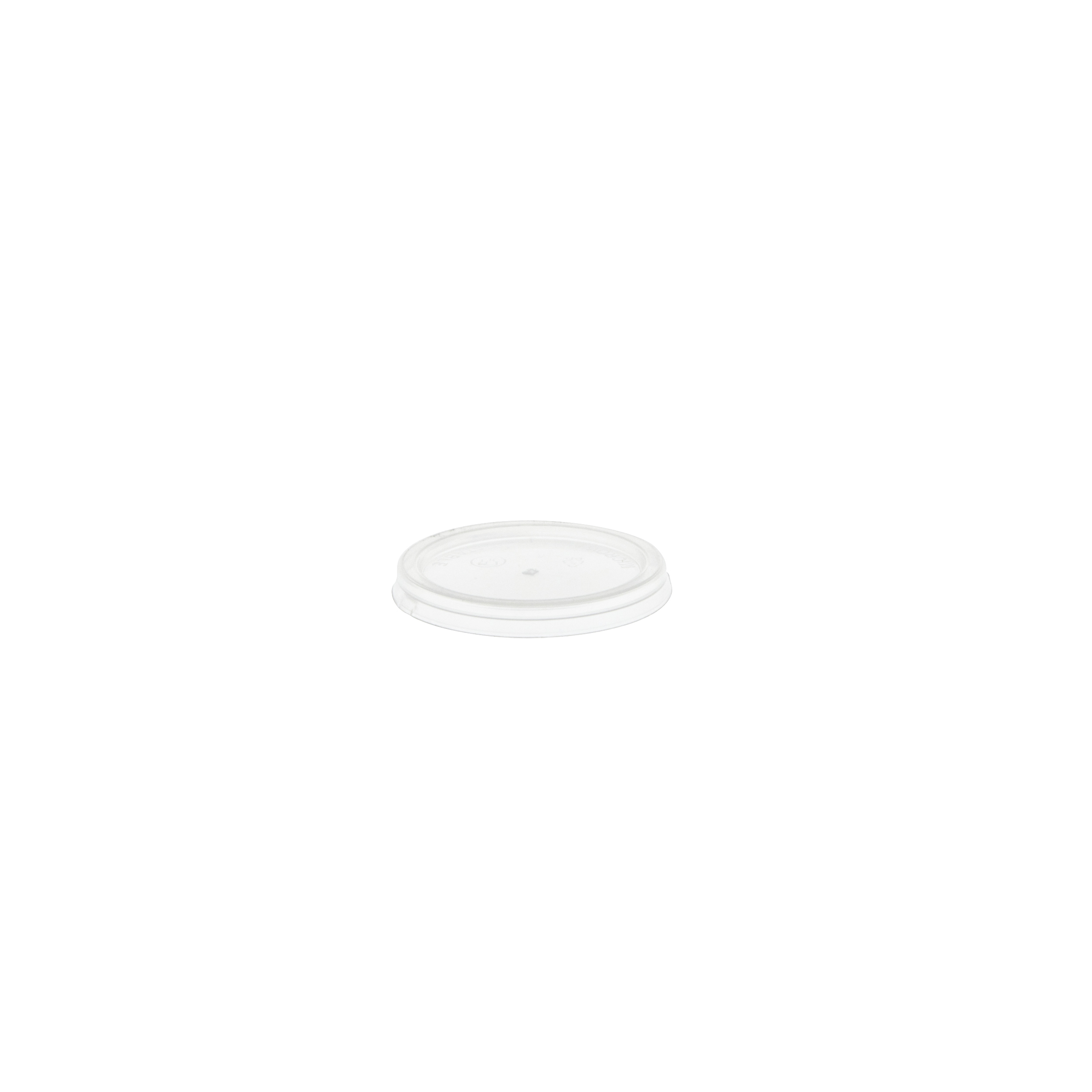 Lid to suit 30ml PP container on white background.