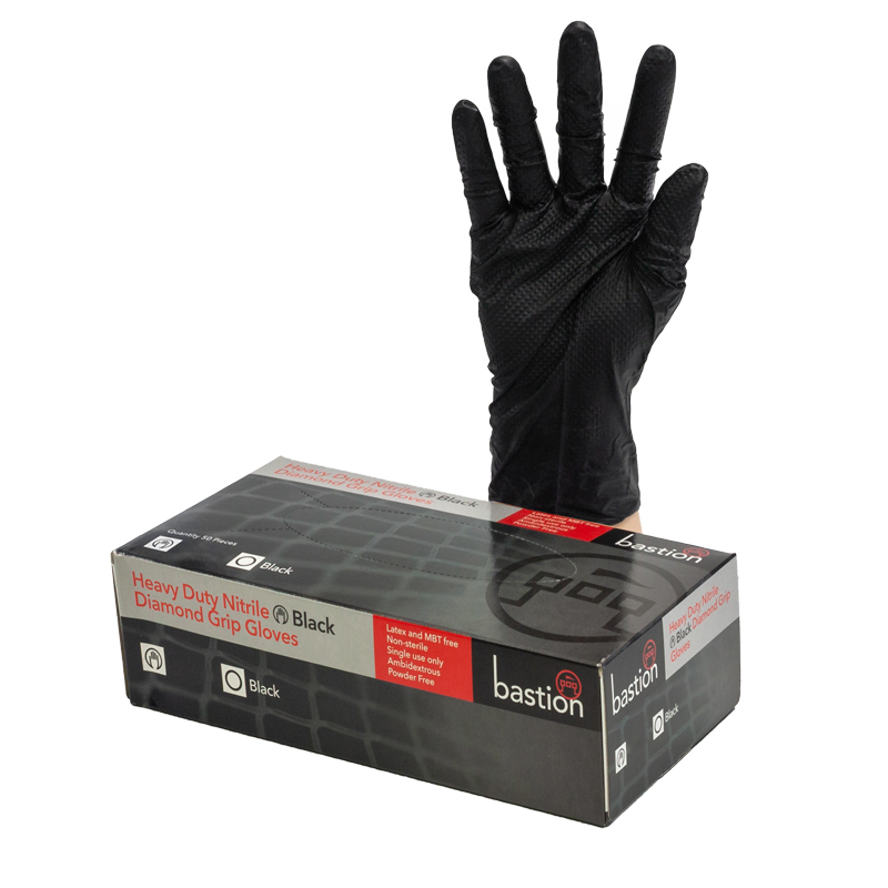 LR BNG657x Nitrile HD Diamond Grip Black PF
