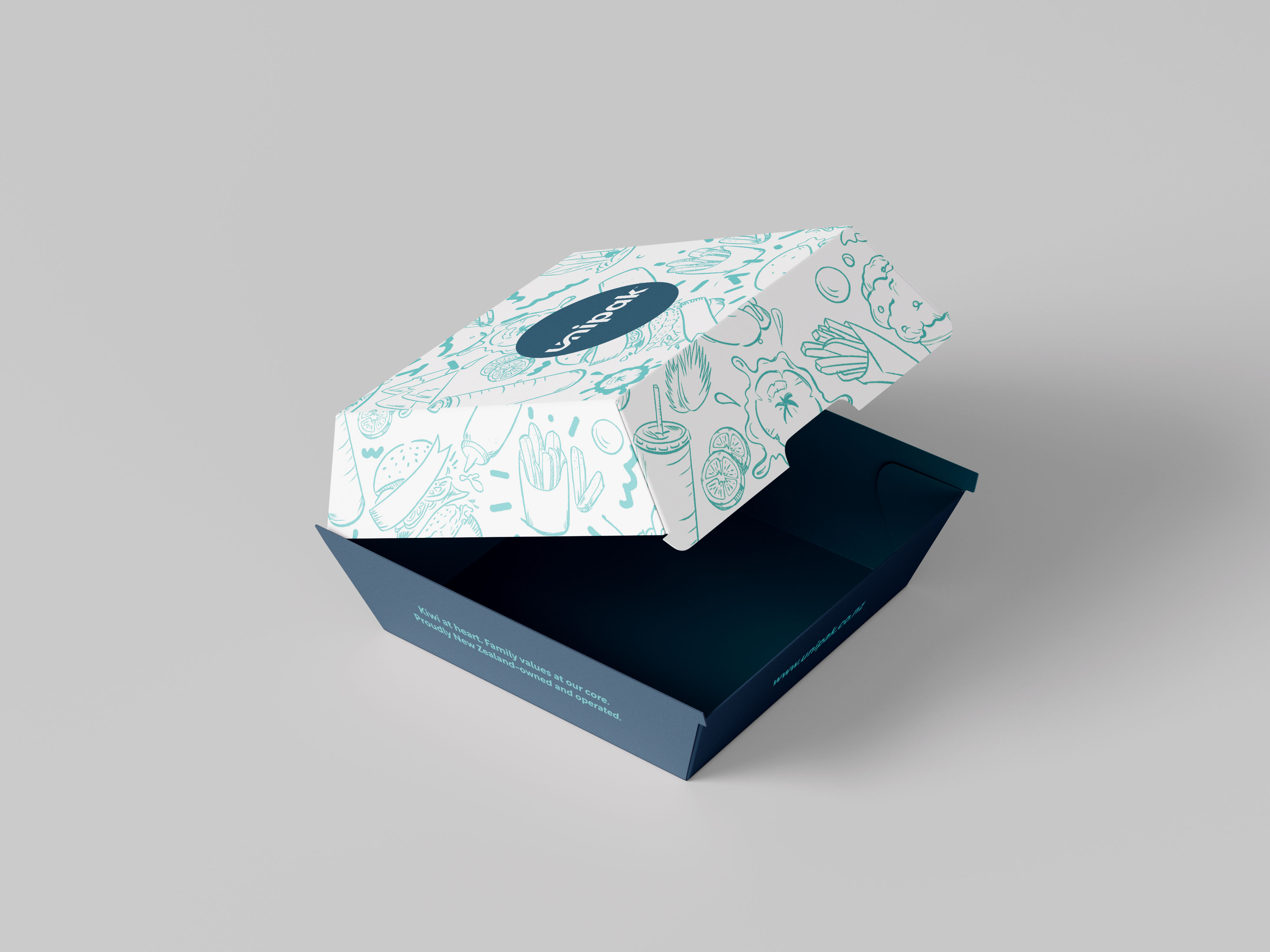 Unipak Burger Box Mockup 4